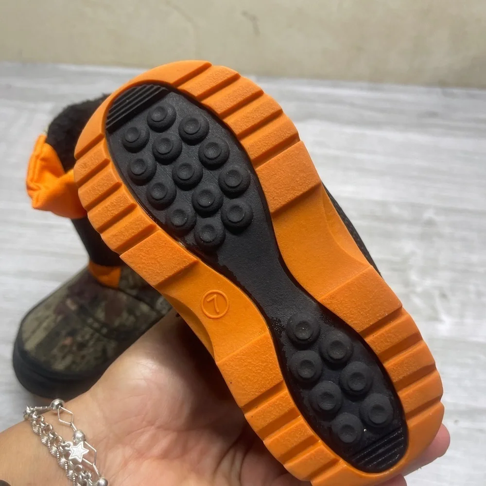 Game Winner Camo Toddler Hunting Rain Winter Boots size 7